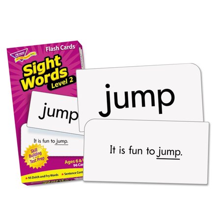 TREND Skill Drill Flash Cards, 3 x 6, Sight Words Set 2 T53018